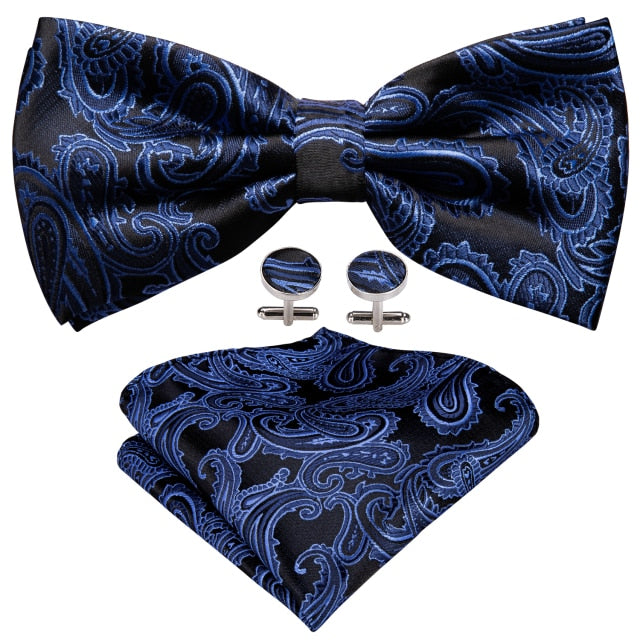 Pre-Bow Bowtie Silk Jacquard Tie