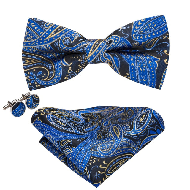 Pre-Bow Bowtie Silk Jacquard Tie