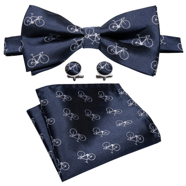 Pre-Bow Bowtie Silk Jacquard Tie