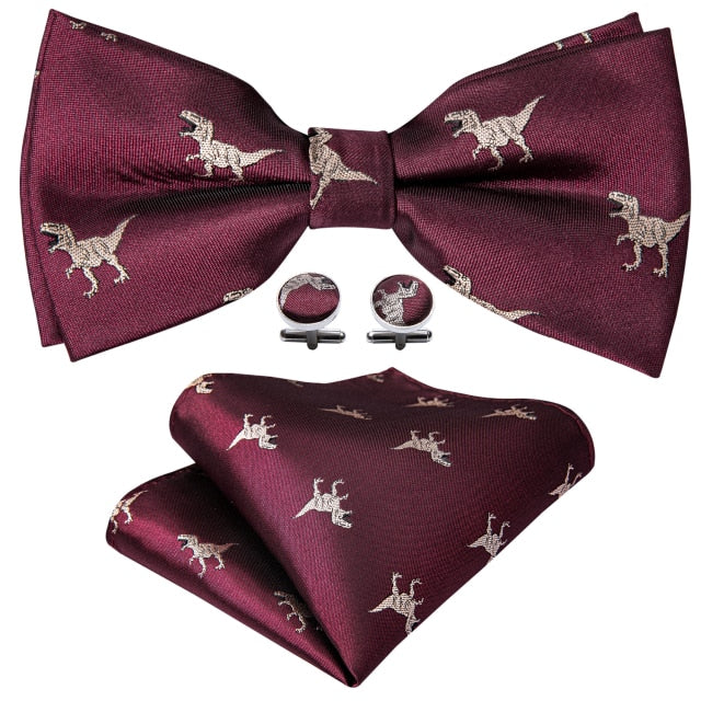 Pre-Bow Bowtie Silk Jacquard Tie