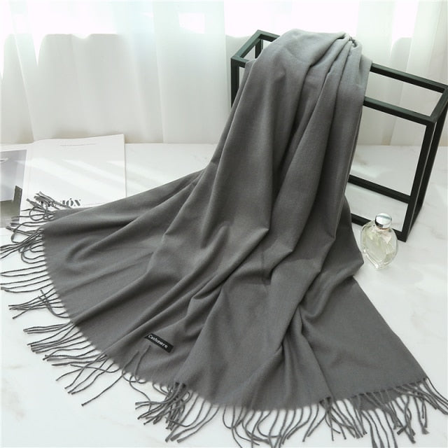 Thick Warm Cashmere Scarf