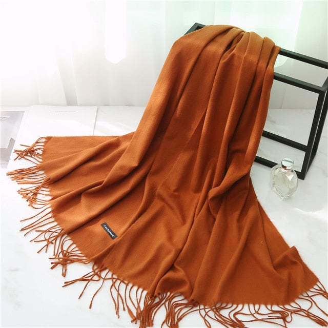 Thick Warm Cashmere Scarf