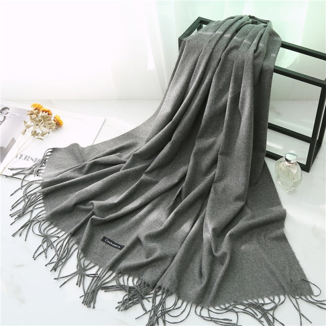 Thick Warm Cashmere Scarf