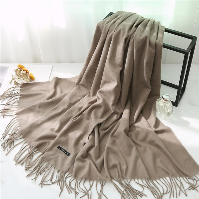 Thick Warm Cashmere Scarf