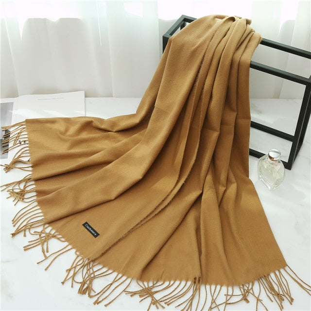 Thick Warm Cashmere Scarf