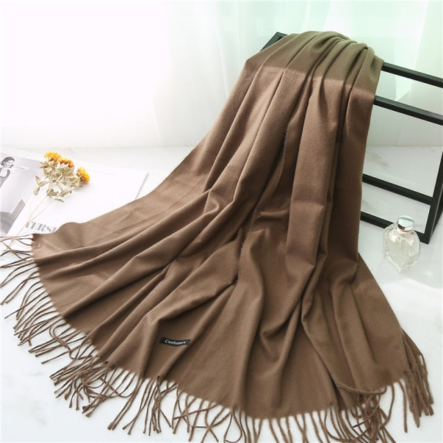 Thick Warm Cashmere Scarf