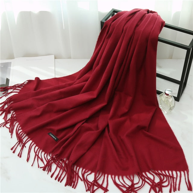 Thick Warm Cashmere Scarf