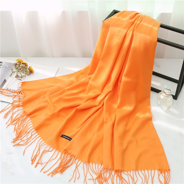 Thick Warm Cashmere Scarf