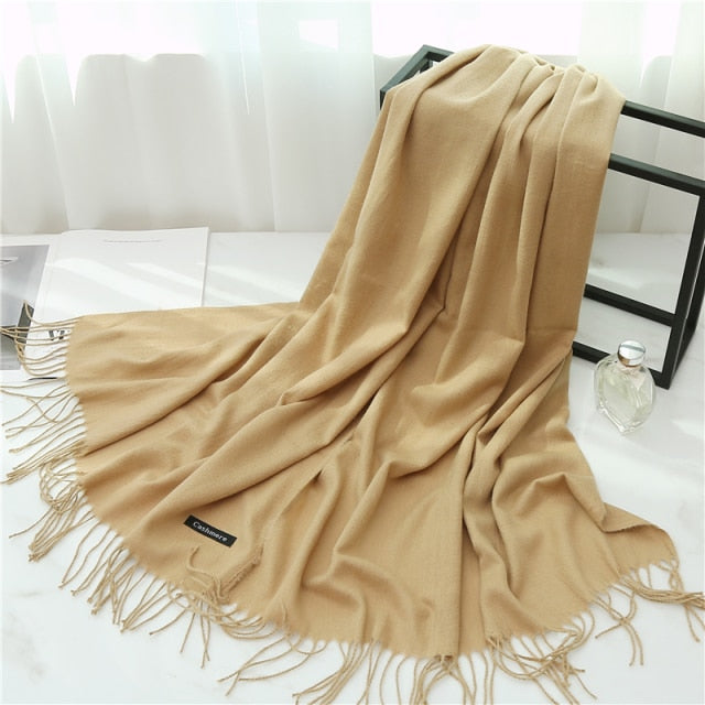 Thick Warm Cashmere Scarf