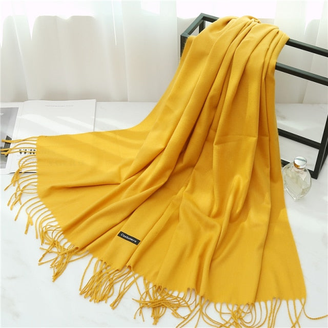 Thick Warm Cashmere Scarf