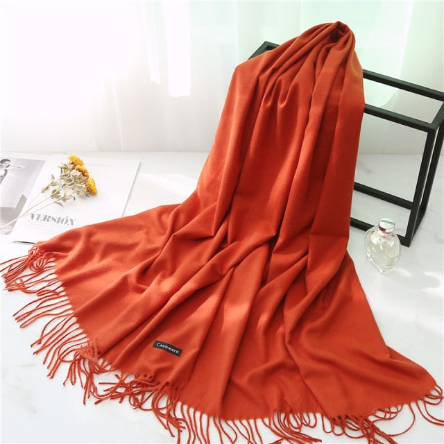 Thick Warm Cashmere Scarf