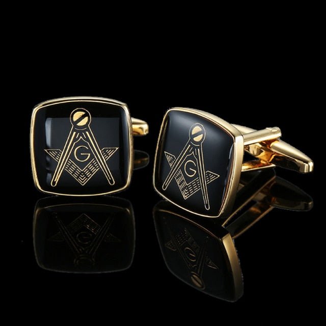 Retro Pattern Poker Bird Knot Fish Bullet Cufflinks