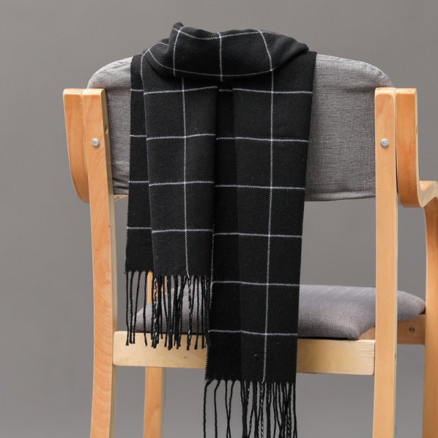 Cashmere Check  Scarf