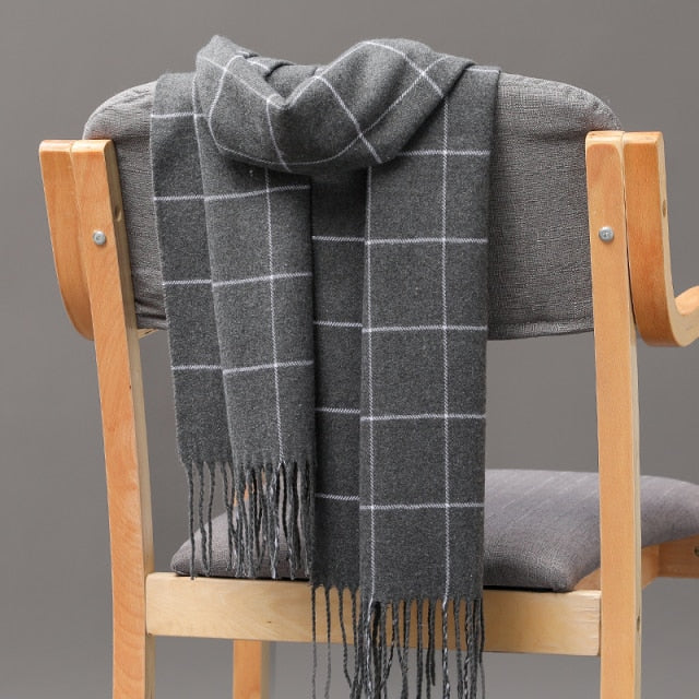 Cashmere Check  Scarf