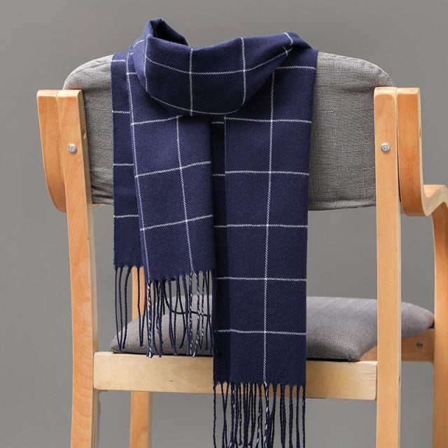 Cashmere Check  Scarf