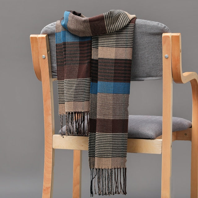 Cashmere Check  Scarf