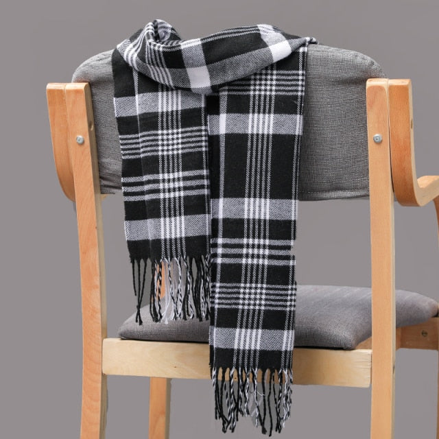 Cashmere Check  Scarf