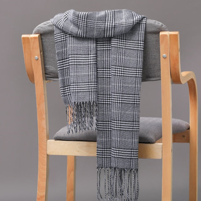 Cashmere Check  Scarf