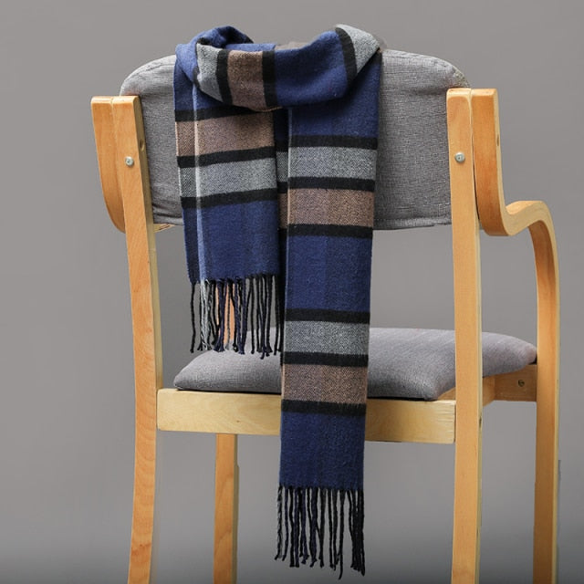 Cashmere Check  Scarf