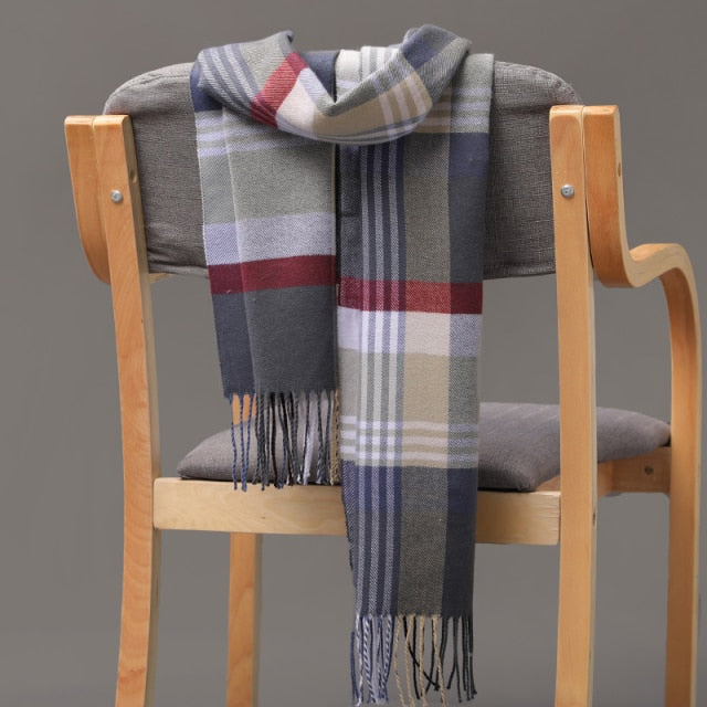 Cashmere Check  Scarf