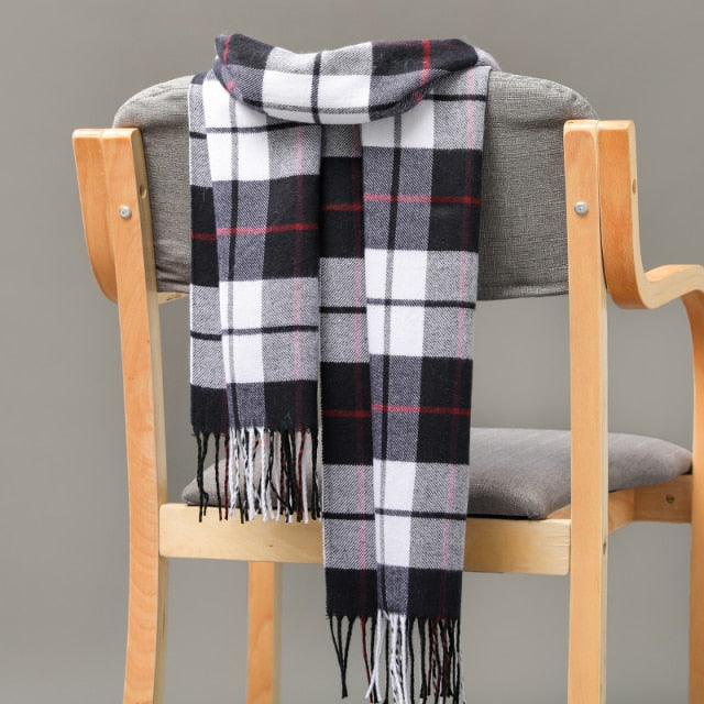 Cashmere Check  Scarf