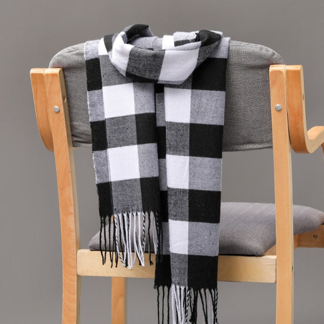 Cashmere Check  Scarf