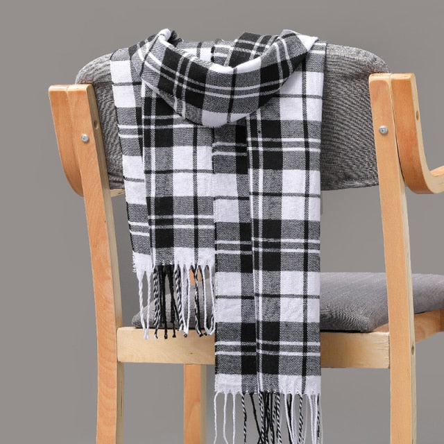 Cashmere Check  Scarf