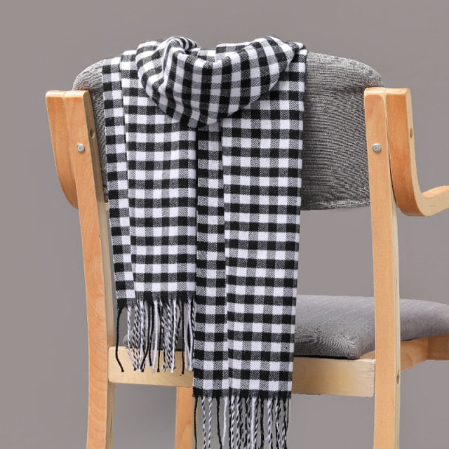 Cashmere Check  Scarf