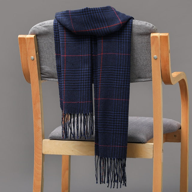 Cashmere Check  Scarf