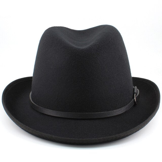 Wool Blend Classical Homburg, Adjustable Size M-L