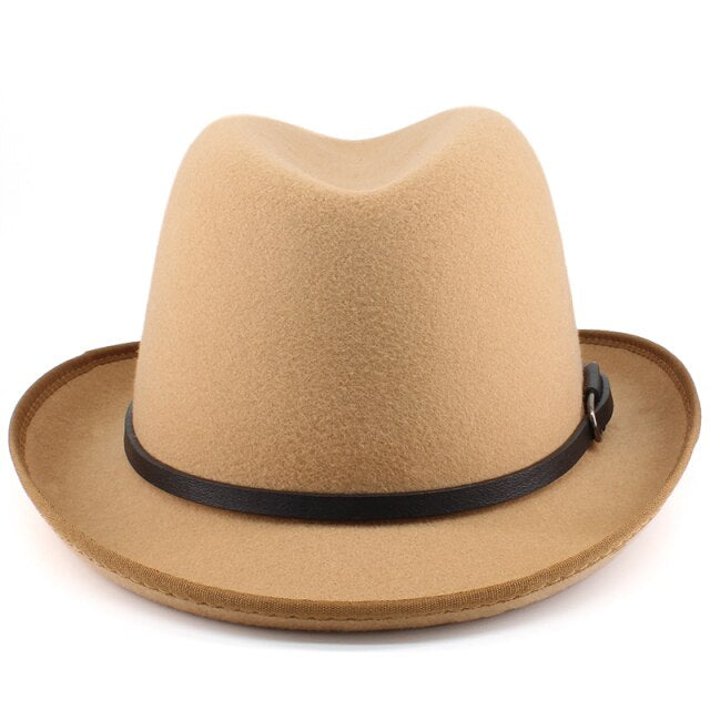 Wool Blend Classical Homburg, Adjustable Size M-L